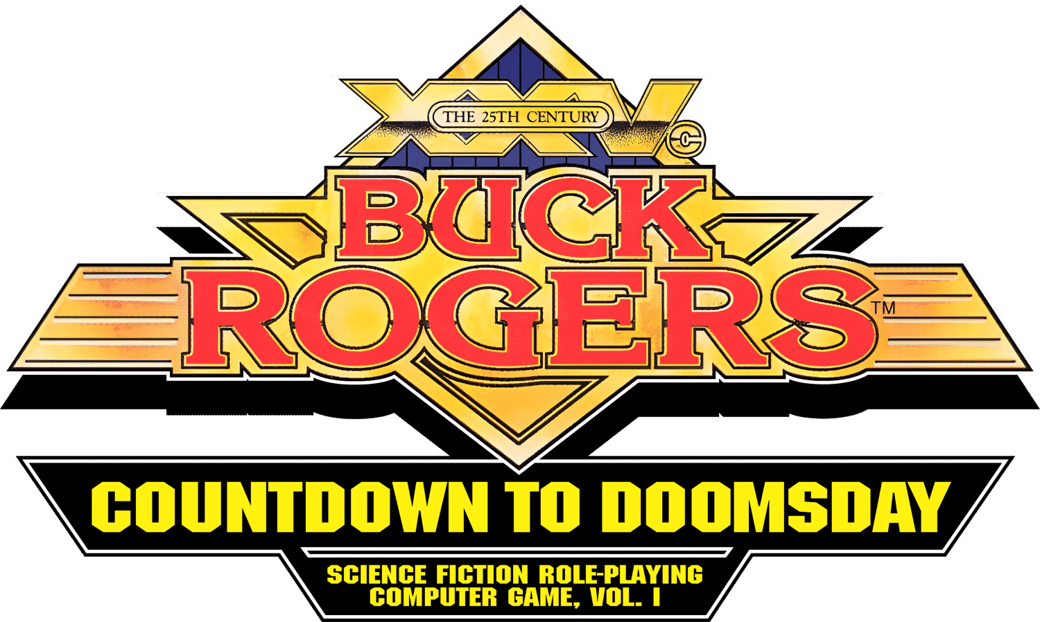 Buck Rogers Countdown to Doomsday logo for Commodore 64